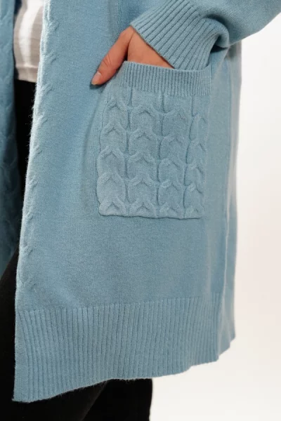 Dámsky pulóver JVP3719 modrá