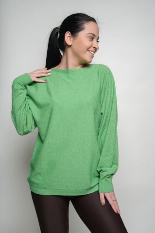 Damenpullover Daisy green
