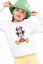 Mickey mouse biela mikina pre dievčatá Mickeyteam