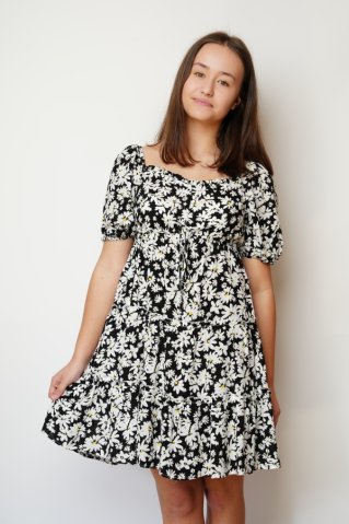 Dámske letné šaty JVPC5165 cierna