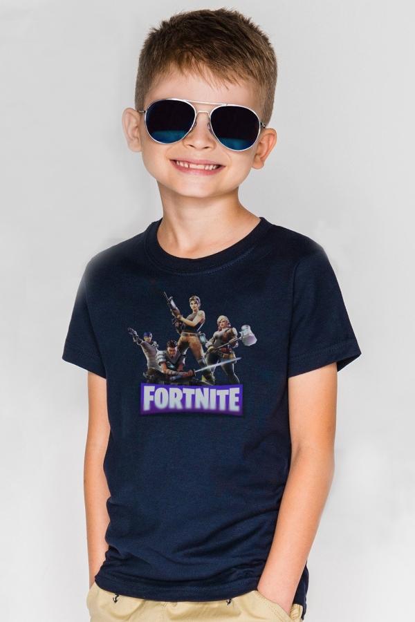 Fortnite detské tričko modré Fortnitetri
