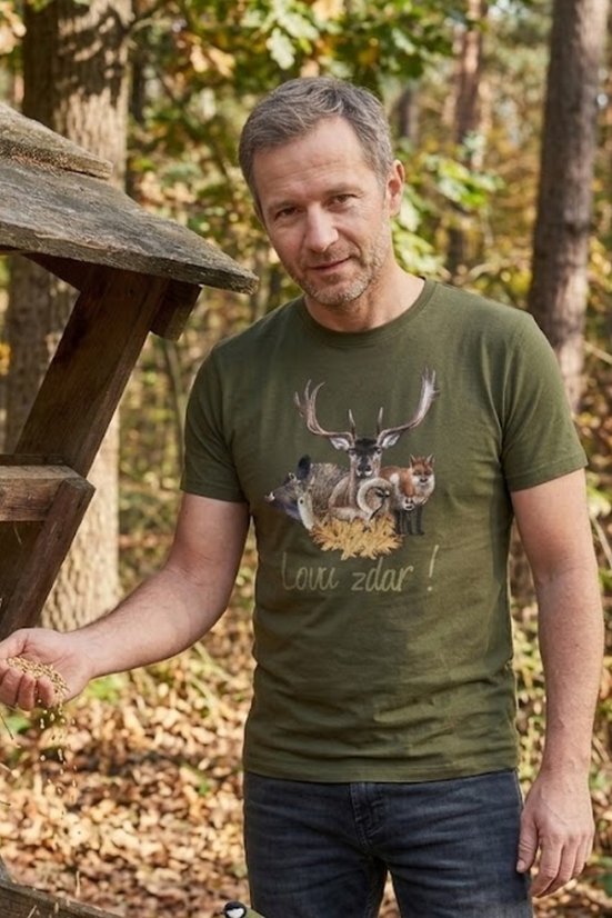 Poľovnícke tričko Ewident – Lovu zdar!