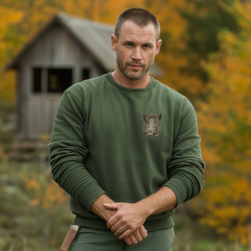 Muška lovačka majica Ewident – Emblem divlje svinje