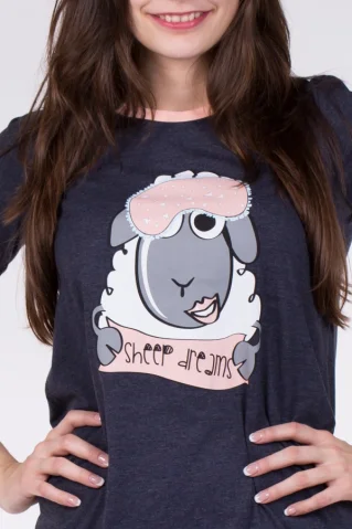 Piżama damska 210321X grafit