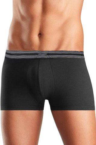 Boxerky 32213X 92% bavlna - 8% elastan /2ks v balíku/ - čierna