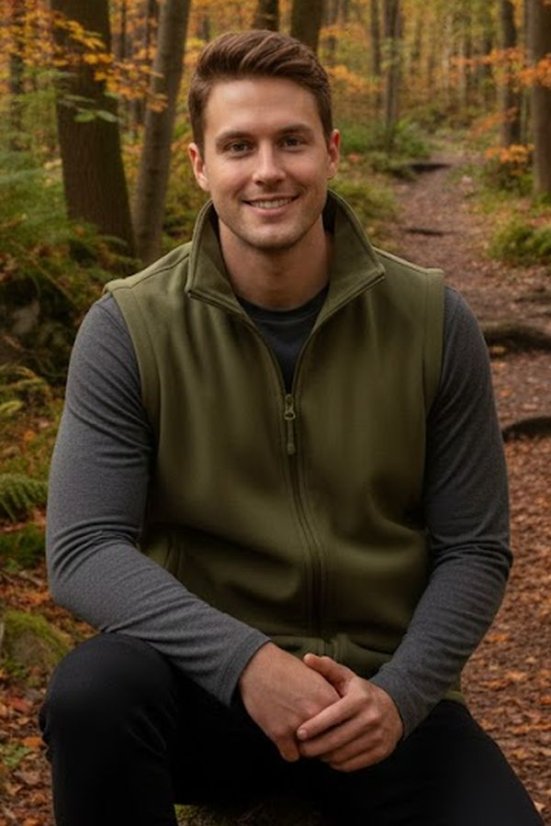 Flis prsluk 44913 oliv