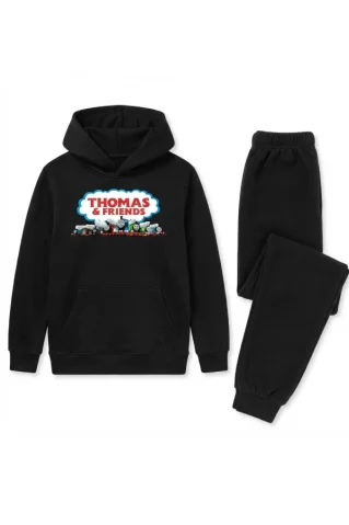 Detská tepláková súprava Thomas čierna