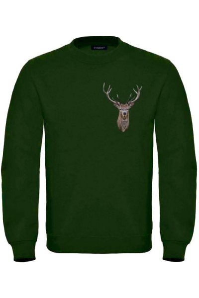 Hunter pulóver Deer4 77002 zöld
