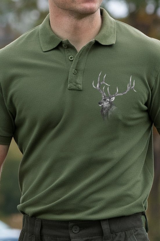 Ewident lovačka polo majica zelena Deerdraw