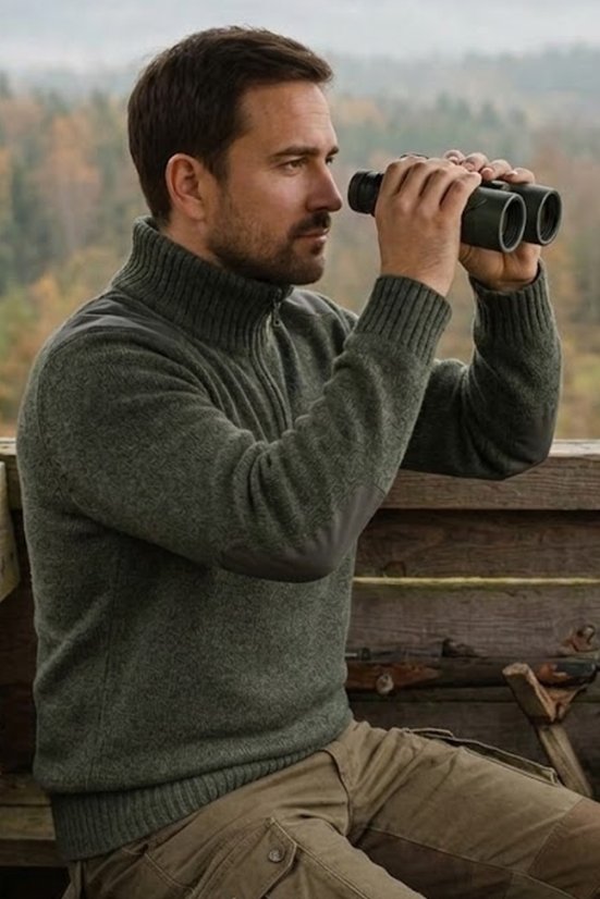 Elegancki sweter myśliwski Kasius-Z