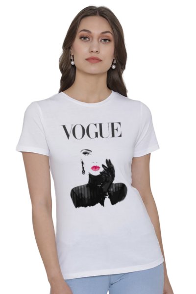 Bavlnené Ewident tričko Vogue biela