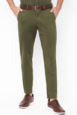Elegantné nohavice 44740 kaki