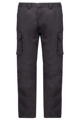 Men’s dark grey cargo trousers