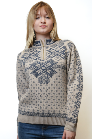 Damski sweter Maxa-Z beige