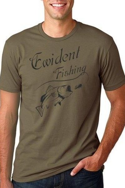 Ewtfishing tričko 100% bavlna zelená