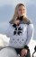 Norvég pulóver Gracia-Z fehér