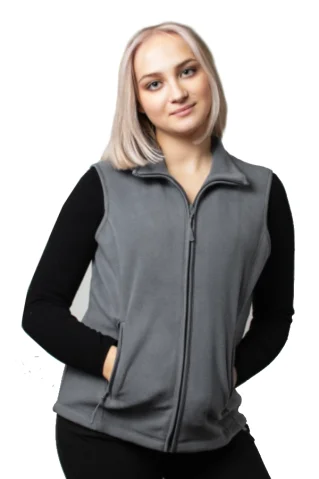 Flis brezrokavnik 44906 siva