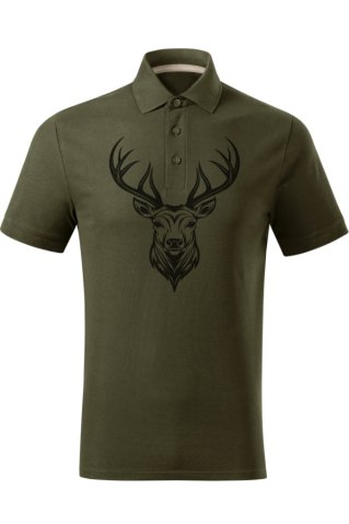 Ewident Hunting Polo Shirt Green Deerpolokos