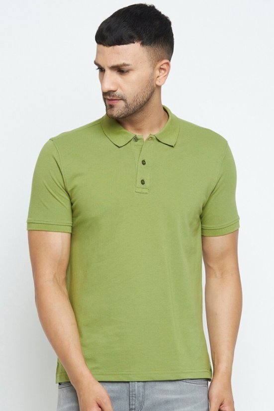 Muška zelena polo majica 44254