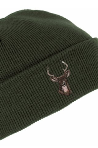 Pletena lovačka kapa Deer031 zelena