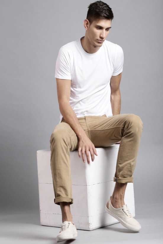 Muška majica kratkih rukava – okrugli izrez (100% pamuk)