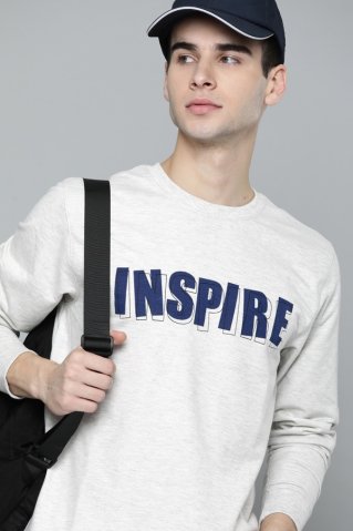 Pánska sivá mikina Inspire