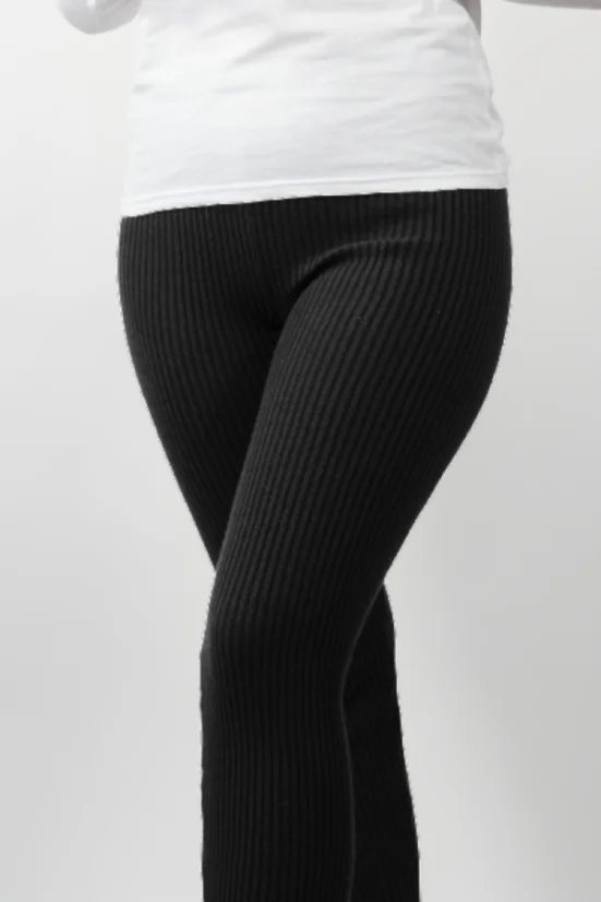 Women's Knitted Leggings Black