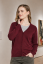 Eleganter Damenpullover  bordeauxrot