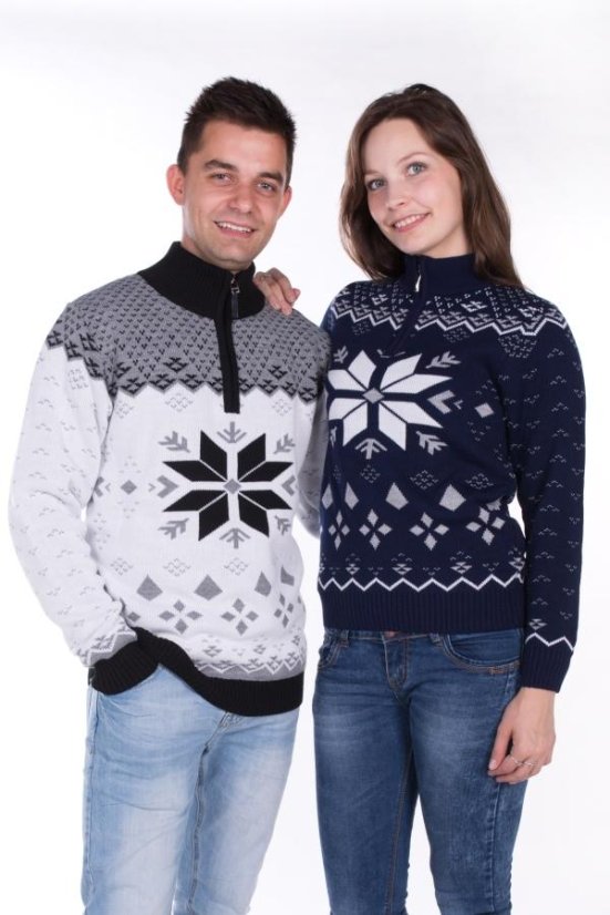 Dječji plavi jopa s norveškim uzorkom – Gracio-Z