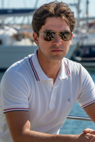 Muška PREMIUM polo majica s vezom MONTECARLO