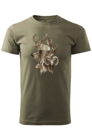 Poľovnícke tričko Wildani – motív divej zveri