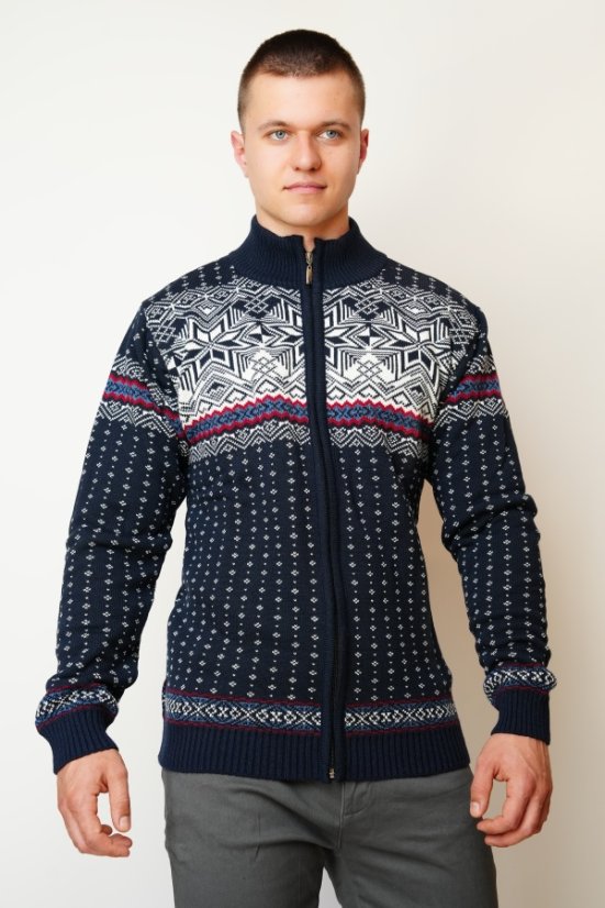Muški vuneni džemper s norveškim uzorkom LIBOR AZ