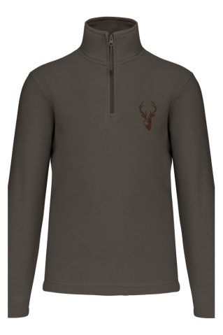 Lovačka flis majica Ewident FLEECE DEER – premium toplina s vezom