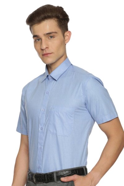 Pánská košile 44551 modrá