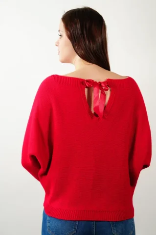 PulóverJVP6845 rdeča