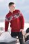 Norvégmintás férfi pulóver CANADA bordó