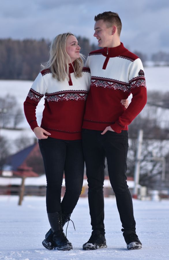 Udoben norveški pulover s trojanskim ovratnikom Parker-Z