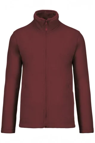 Flísová mikina do prírody 44911 bordová