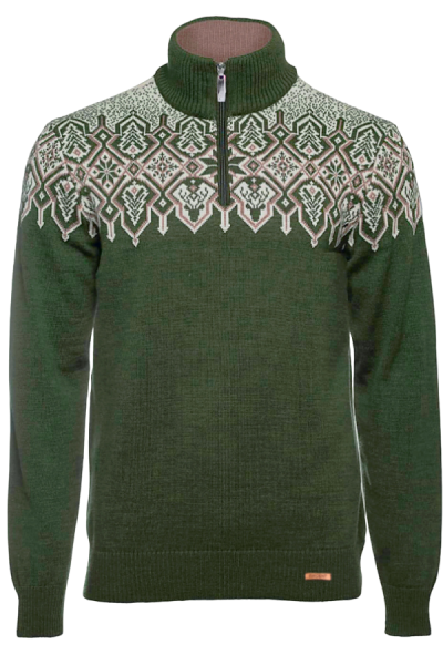 Pánsky sveter na zips Winti-Z zelená