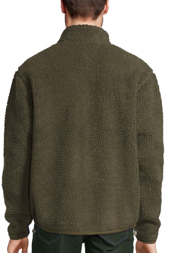 Poľovnícky sveter Ewident s potlačou jeleňa – teplý a hrubý