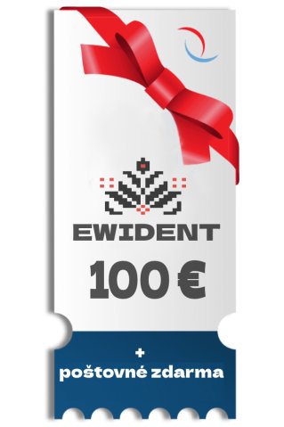 100€ - Dačeková poukážka s 10% zľavou  + poštovné zdarma na nákup