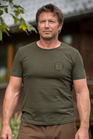 Scopeboarhead majica za lovce – vepra kroz dalekozor