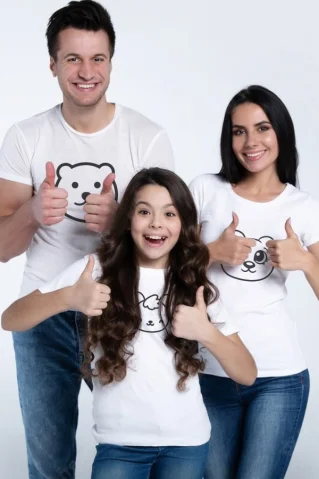 Tricou pentru cupluri Familyted