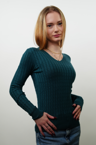 Pulover de dama Mila tyrkys