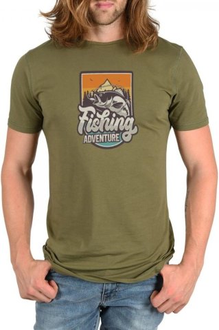 Koszulka Fishadventure 100% bawełna zielona