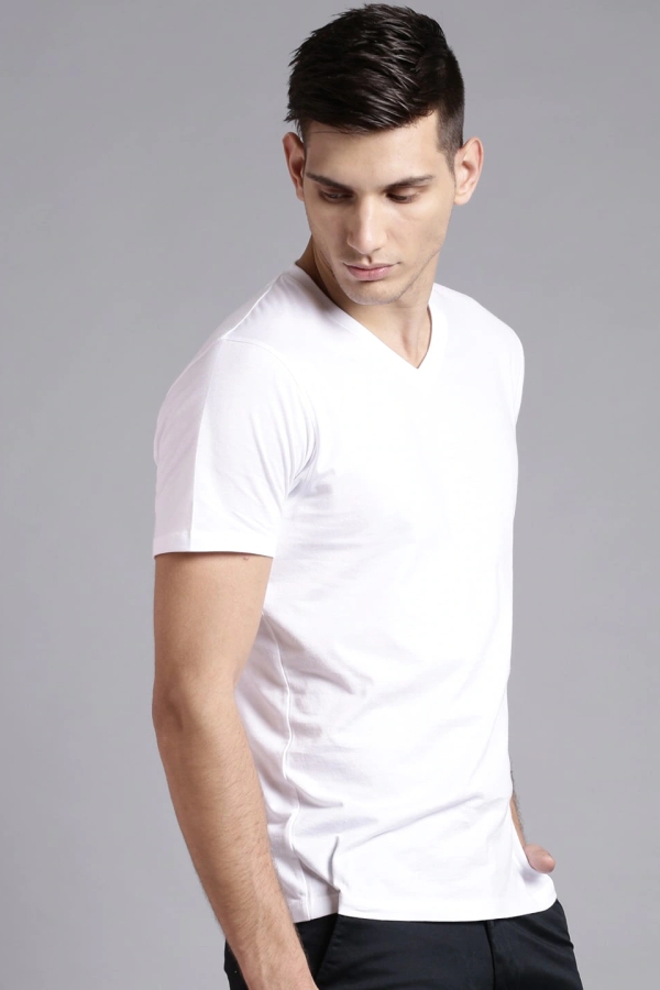 Pánské triko s krátkým rukávem 100% bavlna 32517G biela