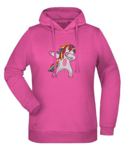 Női Unicorn rózsaszín pulóver