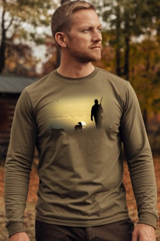 Poľovnícke tričko Sunsetdogs