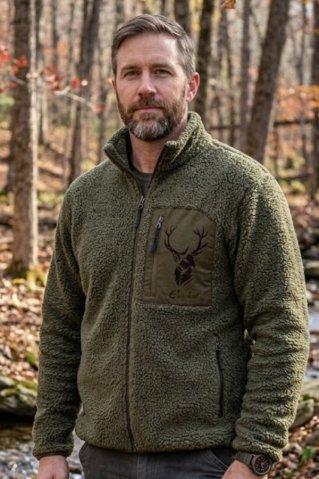 Lovački pulover Ewident sa tiskom jelena