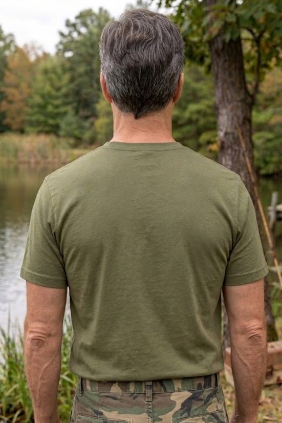 Fish3 ribolovna majica 100% pamuk zelena